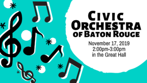 Civic Orchestra of Baton Rouge Performance @ Perkins Rowe | Baton Rouge | Louisiana | United States