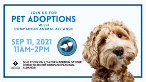 Pet Adoptions with Companion Animal Alliance @ Perkins Rowe | Baton Rouge | Louisiana | United States